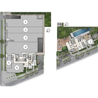Green View Butantã - Implantação térreo lojas Green View Butantã - Implantação térreo lojas