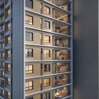 Leaf Loefgren - Detalhe da fachada Leaf Loefgren - Detalhe da fachada