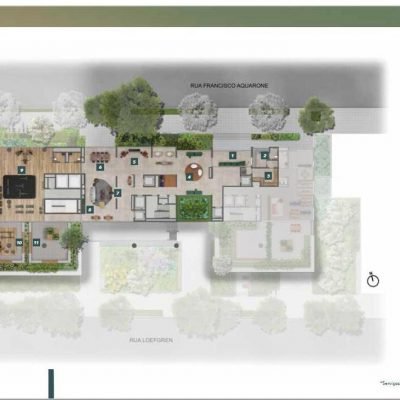 Leaf Loefgren - Implantação térreo Leaf Loefgren - Implantação térreo