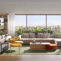 Leaf Loefgren - Perspectiva living de 165m² Leaf Loefgren - Perspectiva living de 165m²