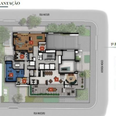 Moa 292 - Implantação 1º pavimento Moa 292 - Implantação 1º pavimento