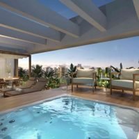 Península Vila Madalena - Perspectiva terraço do duplex de 300m² Península Vila Madalena - Perspectiva terraço do duplex de 300m²