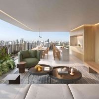 Península Vila Madalena - Perspectiva terraço do duplex de 300m² Península Vila Madalena - Perspectiva terraço do duplex de 300m²