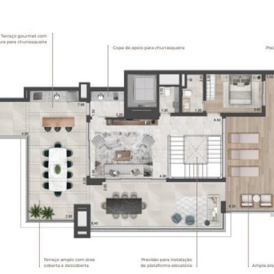Oscar Freire 1560 - Planta 343m² - Duplex superior Oscar Freire 1560 - Planta 343m² - Duplex superior