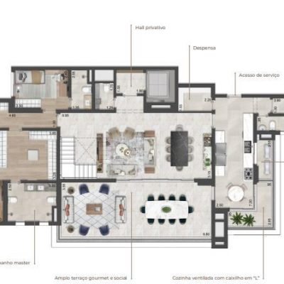 Oscar Freire 1560 - Planta 430m² - Duplex inferior Oscar Freire 1560 - Planta 430m² - Duplex inferior