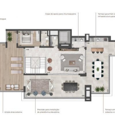 Oscar Freire 1560 - Planta 430m² - Duplex superior Oscar Freire 1560 - Planta 430m² - Duplex superior