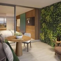 Duo Lifestyle by Helbor - Perspectiva varanda studio Duo Lifestyle by Helbor - Perspectiva varanda studio