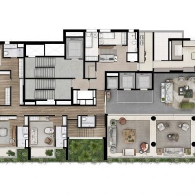 Bueno Brandão 257 - Planta 923m² - Duplex inferior Bueno Brandão 257 - Planta 923m² - Duplex inferior