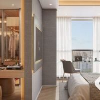 Most Moema Home - Perspectiva suíte master 147m² Most Moema Home - Perspectiva suíte master 147m²