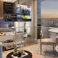 Most Moema Smart - Perspectiva living 34m² Most Moema Smart - Perspectiva living 34m²