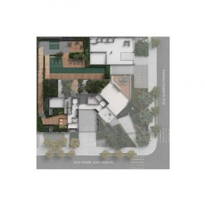 Arte Concreta Jardins - Implantação 1º pavimento Arte Concreta Jardins - Implantação 1º pavimento