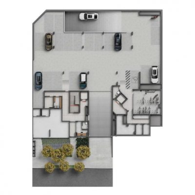 Arte Concreta Jardins - Implantação subsolo Arte Concreta Jardins - Implantação subsolo