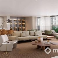 Arte Concreta Jardins - Perspectiva living varanda 340m² Arte Concreta Jardins - Perspectiva living varanda 340m²