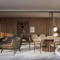 Arte Concreta Jardins - Perspectiva varanda 340m² Arte Concreta Jardins - Perspectiva varanda 340m²