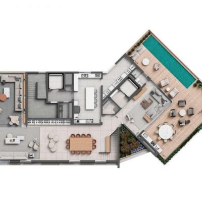 Arte Concreta Jardins - Planta 663m² - Duplex Superior Arte Concreta Jardins - Planta 663m² - Duplex Superior