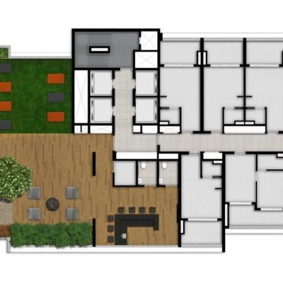 The Collection PUC - Implantação 23º pavimento The Collection PUC - Implantação 23º pavimento