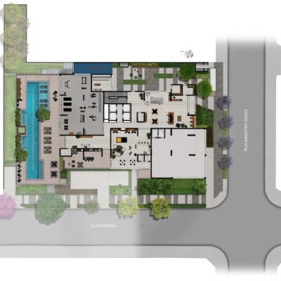 The Collection PUC - Implantação térreo The Collection PUC - Implantação térreo