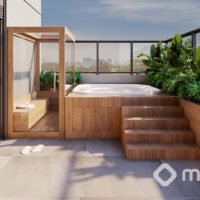 Ateliê 365 - Perspectiva terraço giardino Torre A Final 1 Ateliê 365 - Perspectiva terraço giardino Torre A Final 1