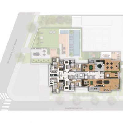 ARQ Mooca by Living - Implantação 21º pavimento ARQ Mooca by Living - Implantação 21º pavimento