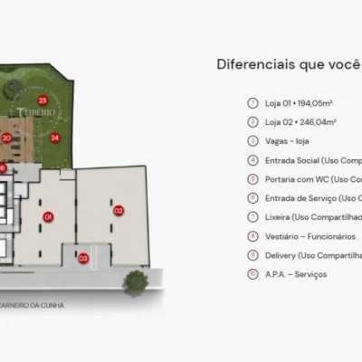 Blend Saúde - Implantação térreo Blend Saúde - Implantação térreo