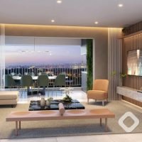 ML Brooklin - Perspectiva living 84m² ML Brooklin - Perspectiva living 84m²