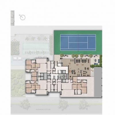 LIS Moema Residencial - Implantação 4º pavimento LIS Moema Residencial - Implantação 4º pavimento