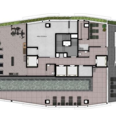 Monogram Moema Residencial - Implantação rooftop Monogram Moema Residencial - Implantação rooftop