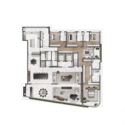 Saffire by Elie Saab - Planta 862m² - Duplex inferior Saffire by Elie Saab - Planta 862m² - Duplex inferior