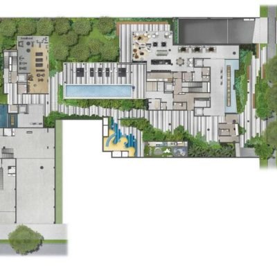 Helbor Jardins por Artefacto - Implantação térreo Helbor Jardins por Artefacto - Implantação térreo