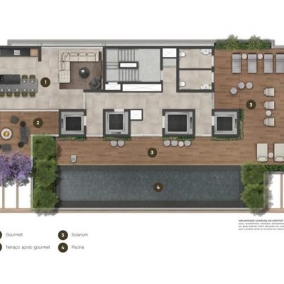 Metropolitan Vila Nova by Helbor - Implantação 25º pavimento Metropolitan Vila Nova by Helbor - Implantação 25º pavimento