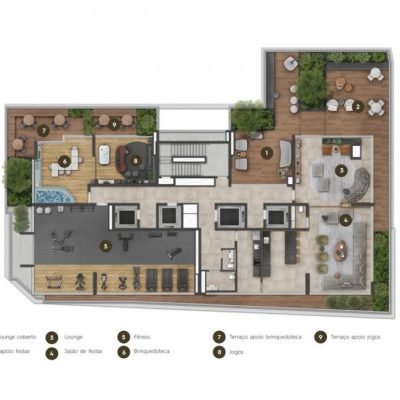 Metropolitan Vila Nova by Helbor - Implantação 5º pavimento Metropolitan Vila Nova by Helbor - Implantação 5º pavimento