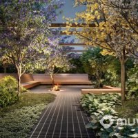 Metropolitan Vila Nova by Helbor - Praça noturna Metropolitan Vila Nova by Helbor - Praça noturna