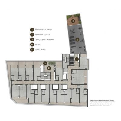 Metropolitan Vila Nova by Helbor Studios - Implantação 3º pavimento Metropolitan Vila Nova by Helbor Studios - Implantação 3º pavimento