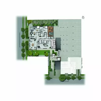 Mirant Ibirapuera - Implantação térreo Mirant Ibirapuera - Implantação térreo