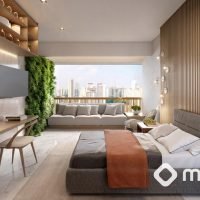 Mirant Vila Madalena Studios Residencial - Perspectiva 26m² Mirant Vila Madalena Studios Residencial - Perspectiva 26m²