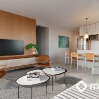 Nord Jardins - Perspectiva living 100m² Nord Jardins - Perspectiva living 100m²