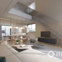 Nord Jardins - Perspectiva living 80m² Nord Jardins - Perspectiva living 80m²