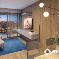 Chanés Street - Perspectiva living 55m² Chanés Street - Perspectiva living 55m²