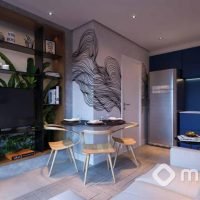 Composite Moema - Pespectiva living 27m² Composite Moema - Pespectiva living 27m²