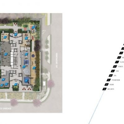 Mandarim The Legend - Implantação 4º pavimento Mandarim The Legend - Implantação 4º pavimento