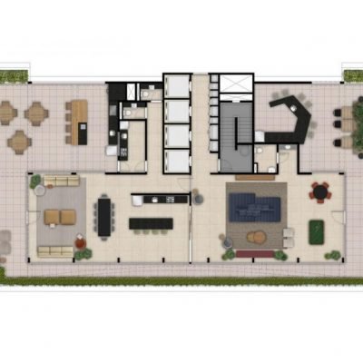 The Collection Moema - Implantação rooftop The Collection Moema - Implantação rooftop