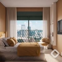 Isa Brooklin - Perspectiva suíte 220m² Isa Brooklin - Perspectiva suíte 220m²