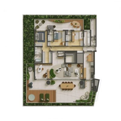 Isa Brooklin - Planta 302m² - Garden Isa Brooklin - Planta 302m² - Garden