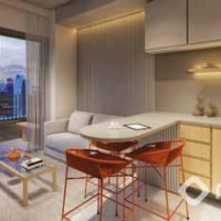 Walk Ibirapuera - Perspectiva apa 42m² Walk Ibirapuera - Perspectiva apa 42m²