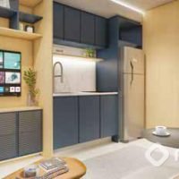 Walk Ibirapuera - Perspectiva living 37m² Walk Ibirapuera - Perspectiva living 37m²