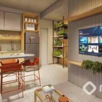 Walk Ibirapuera - Perspectiva living 42m² Walk Ibirapuera - Perspectiva living 42m²