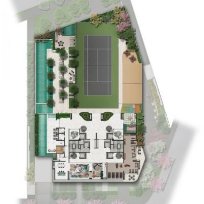 Casa Eden East by Yoo - Implantação lazer Casa Eden East by Yoo - Implantação lazer