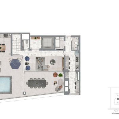 Casa Eden East by Yoo - Planta 326m² - Duplex superior Casa Eden East by Yoo - Planta 326m² - Duplex superior