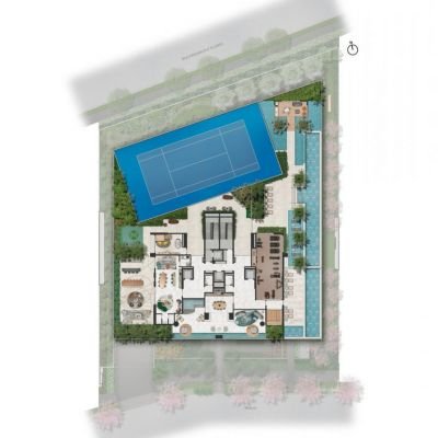 Casa Eden West by Yoo - Implantação lazer Casa Eden West by Yoo - Implantação lazer