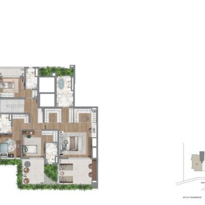 Casa Eden West by Yoo - Planta 511m² - Duplex superior Casa Eden West by Yoo - Planta 511m² - Duplex superior